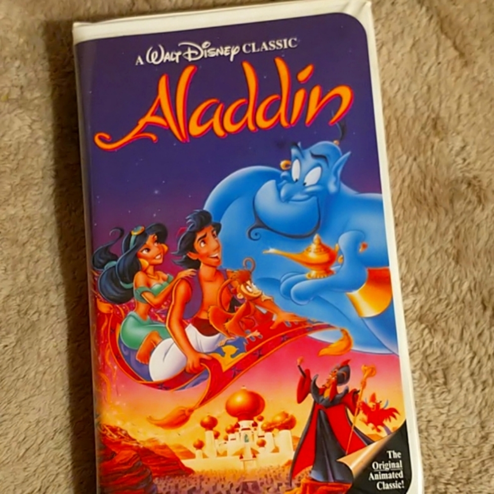 Aladdin VHS tape